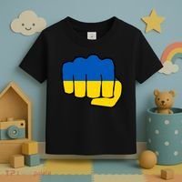 Support Ukraine Flag Fist Toddler T-Shirt thumb 3