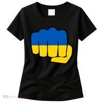 Support Ukraine Flag Fist Women's T-Shirt thumb 0
