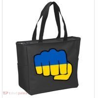 Support Ukraine Flag Fist Tote Bag thumb 2