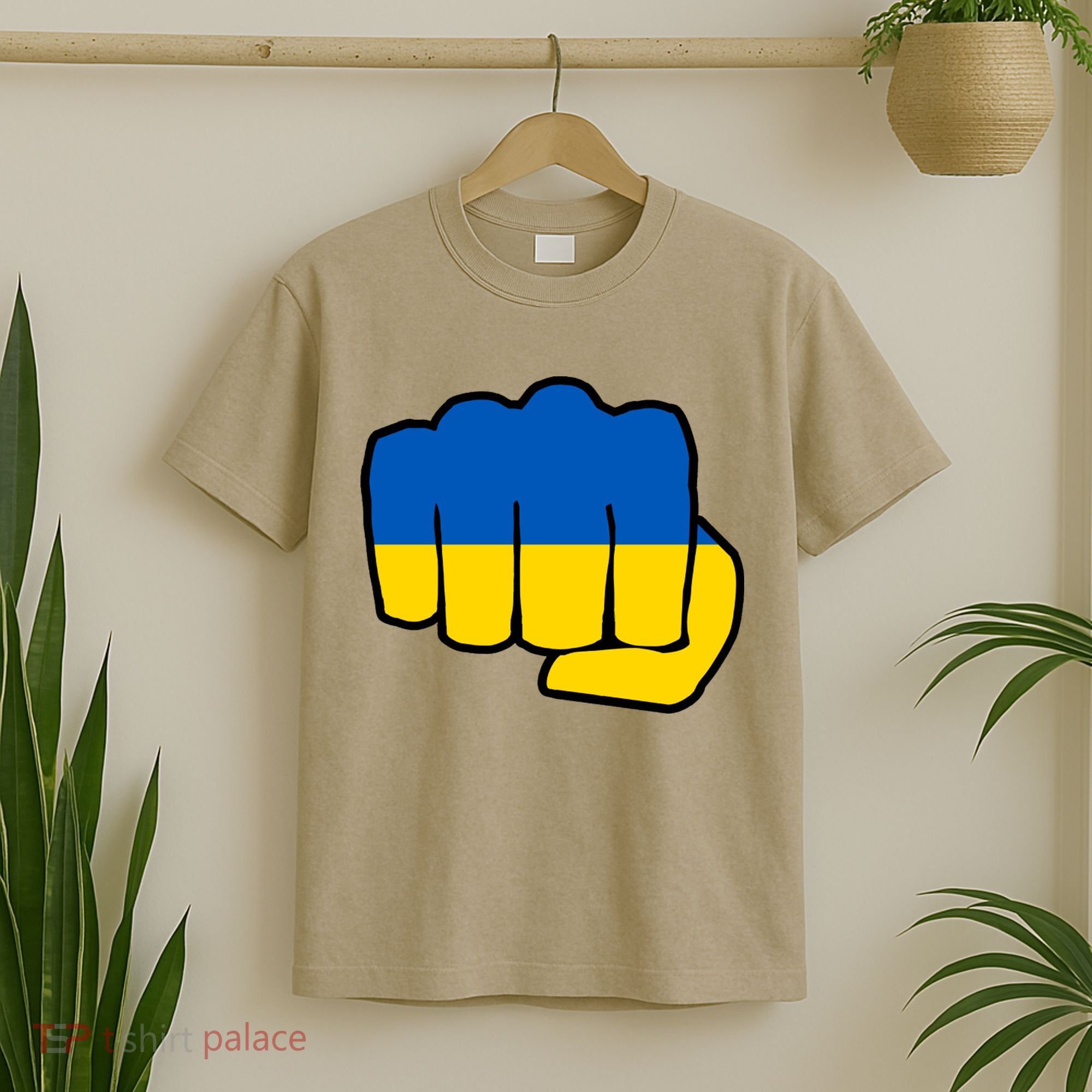 Support Ukraine Flag Fist T-Shirt