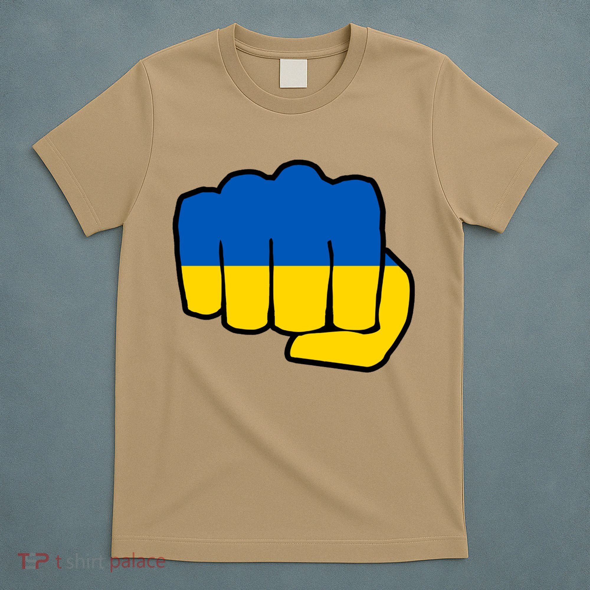 Support Ukraine Flag Fist T-Shirt
