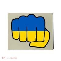 Support Ukraine Flag Fist Mousepad thumb 0
