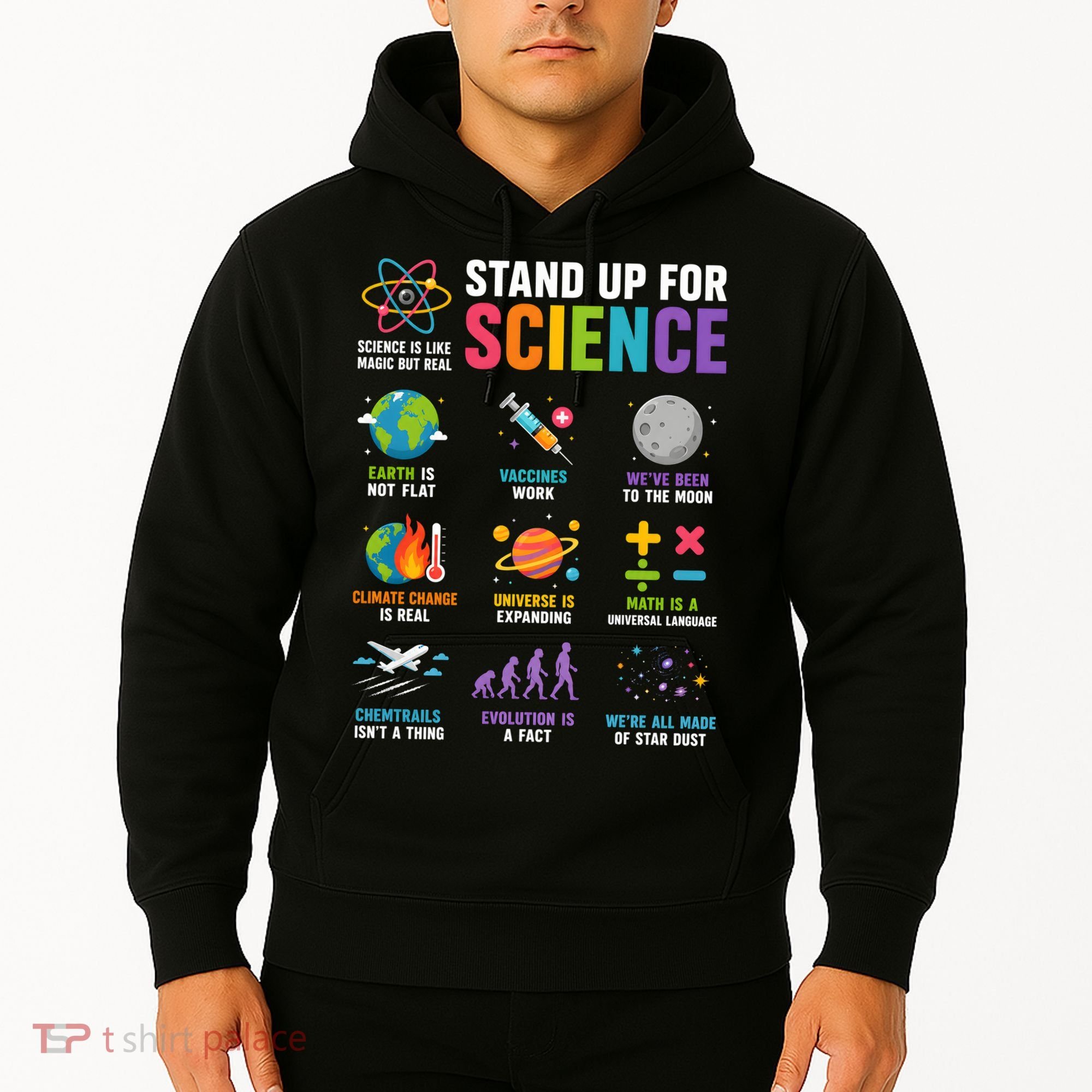 Stand Up For Science Is Life Magic Is Real Hoodie