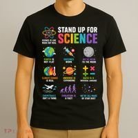 Stand Up For Science Is Life Magic Is Real T-Shirt thumb 3