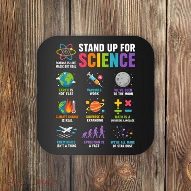 Stand Up For Science Is Life Magic Is Real Coaster