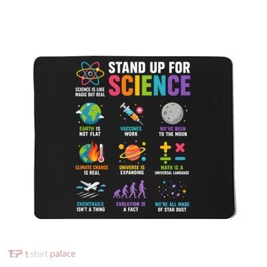Stand Up For Science Is Life Magic Is Real Mousepad