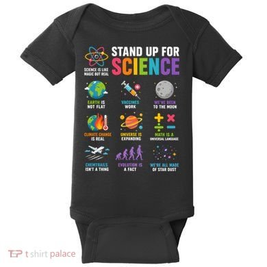 Stand Up For Science Is Life Magic Is Real Baby Bodysuit