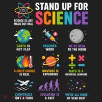 Stand Up For Science Is Life Magic Is Real Hat thumb 2