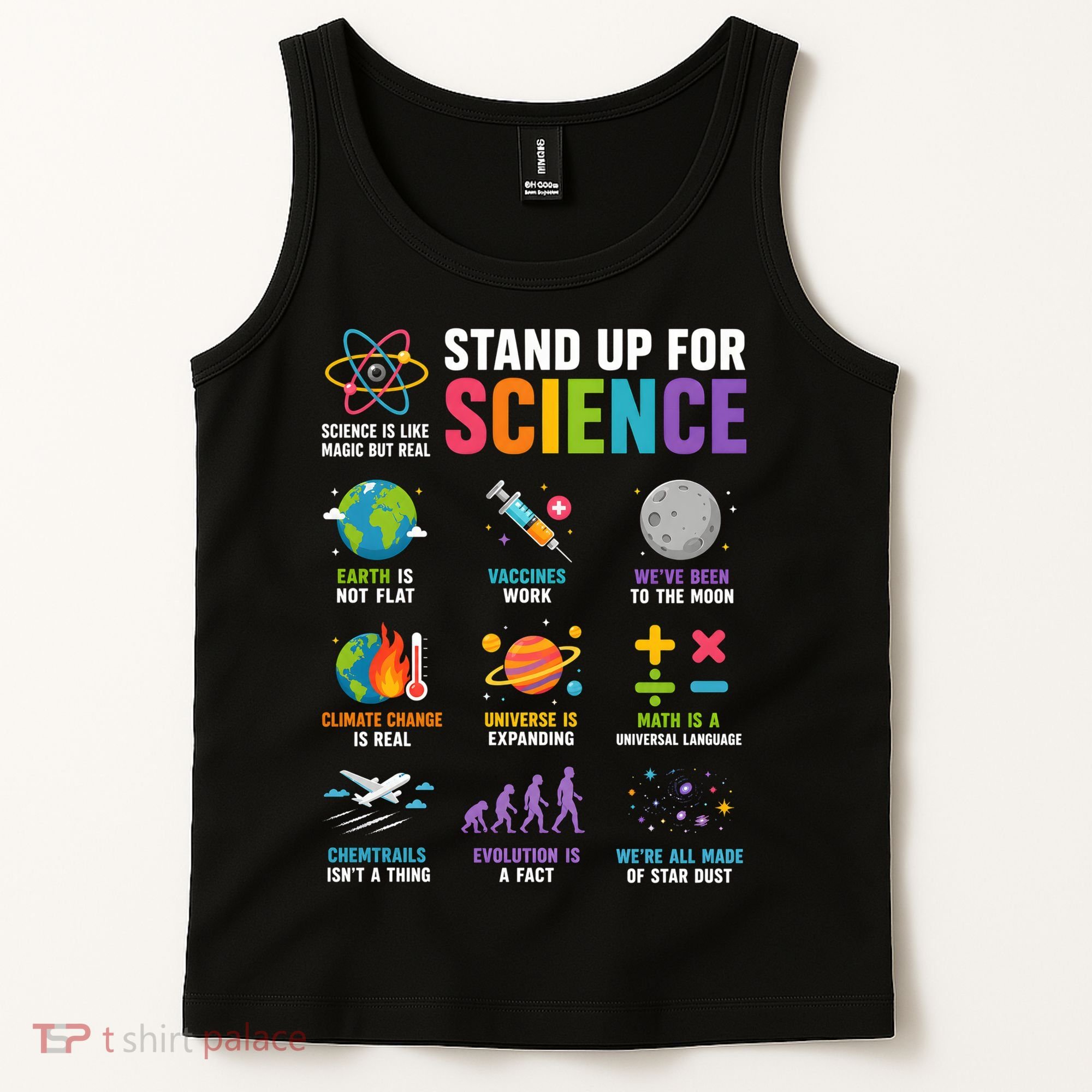Stand Up For Science Is Life Magic Is Real Tank Top