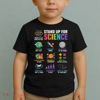 Stand Up For Science Is Life Magic Is Real Toddler T-Shirt thumb 2