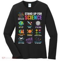 Stand Up For Science Is Life Magic Is Real Women's Long Sleeve Shirt thumb 0