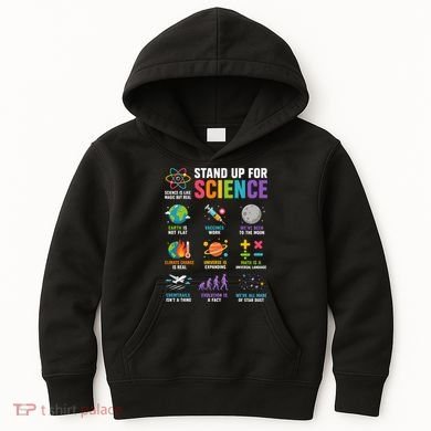 Stand Up For Science Is Life Magic Is Real Kids Hoodie
