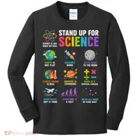 Stand Up For Science Is Life Magic Is Real Kids Long Sleeve Shirt thumb 0