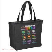 Stand Up For Science Is Life Magic Is Real Tote Bag thumb 2