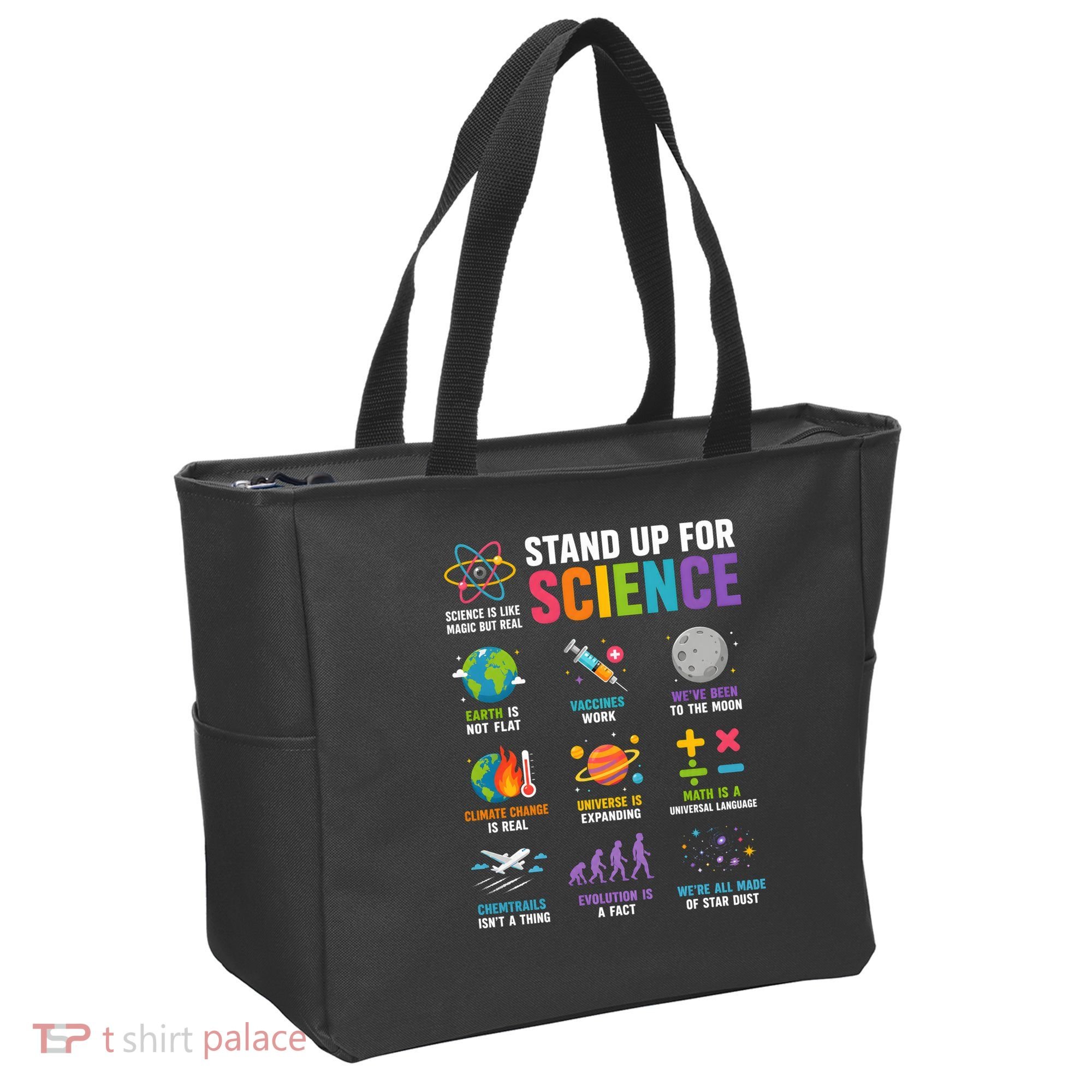 Stand Up For Science Is Life Magic Is Real Tote Bag