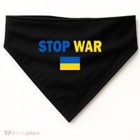 Support Ukraine Flag Stop War USA-Made Doggie Bandana thumb 0