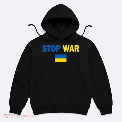 Support Ukraine Flag Stop War Hoodie