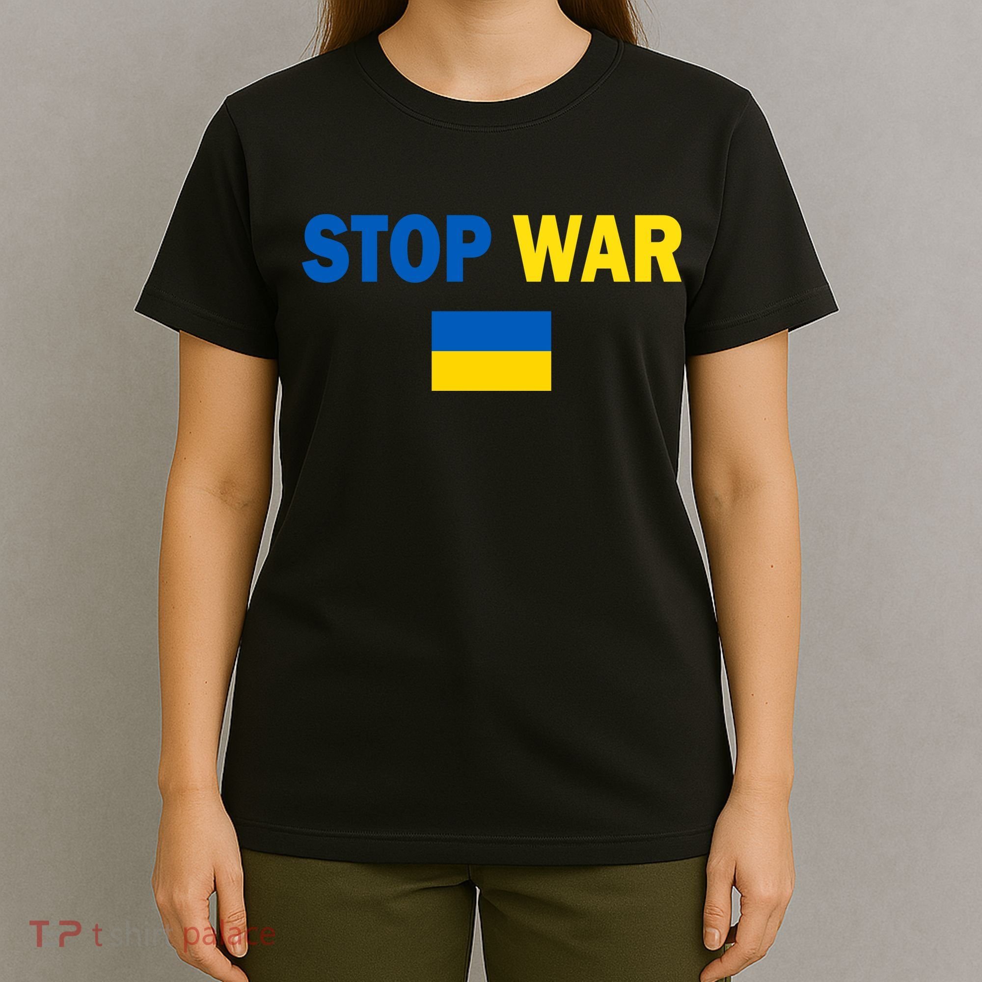 Support Ukraine Flag Stop War T-Shirt