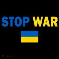 Support Ukraine Flag Stop War Button thumb 1
