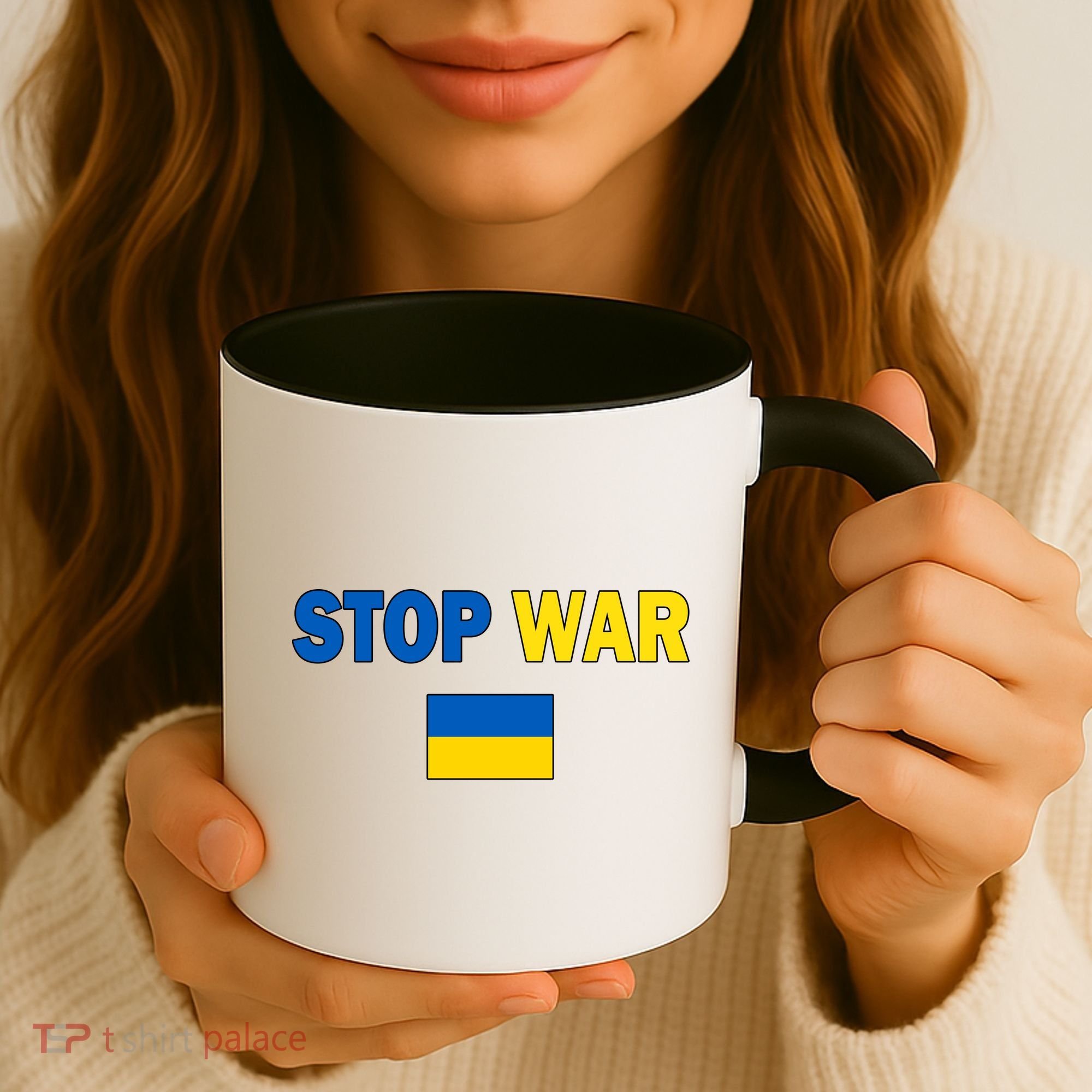Support Ukraine Flag Stop War Coffee Mug