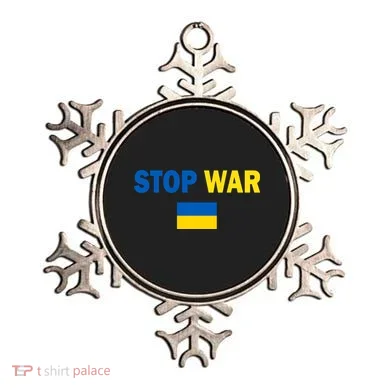 Support Ukraine Flag Stop War Ornament