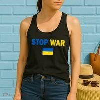 Support Ukraine Flag Stop War Women's Tank Top thumb 2
