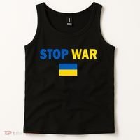 Support Ukraine Flag Stop War Tank Top thumb 2
