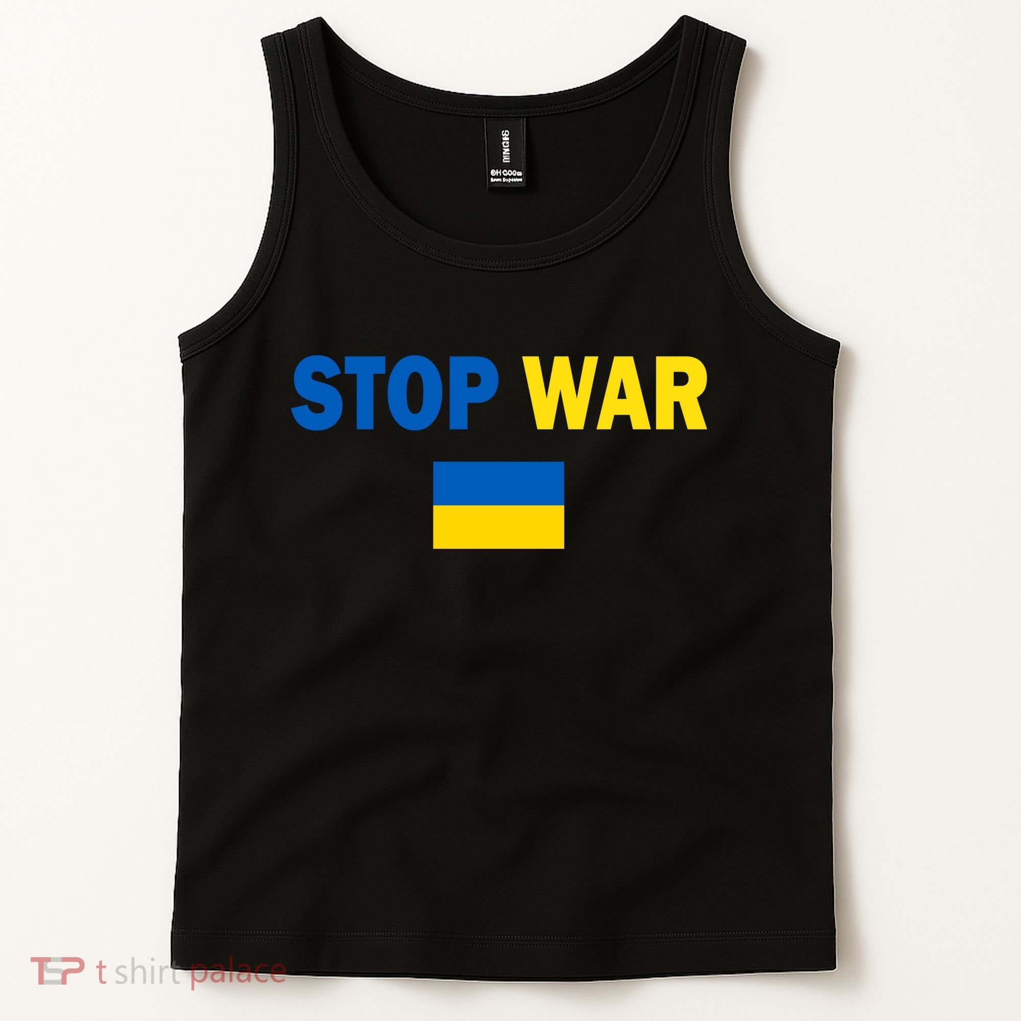 Support Ukraine Flag Stop War Tank Top