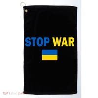 Support Ukraine Flag Stop War Golf Towel thumb 0