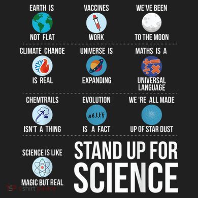 Stand Up For Science 11oz C Handle Ceramic Mug