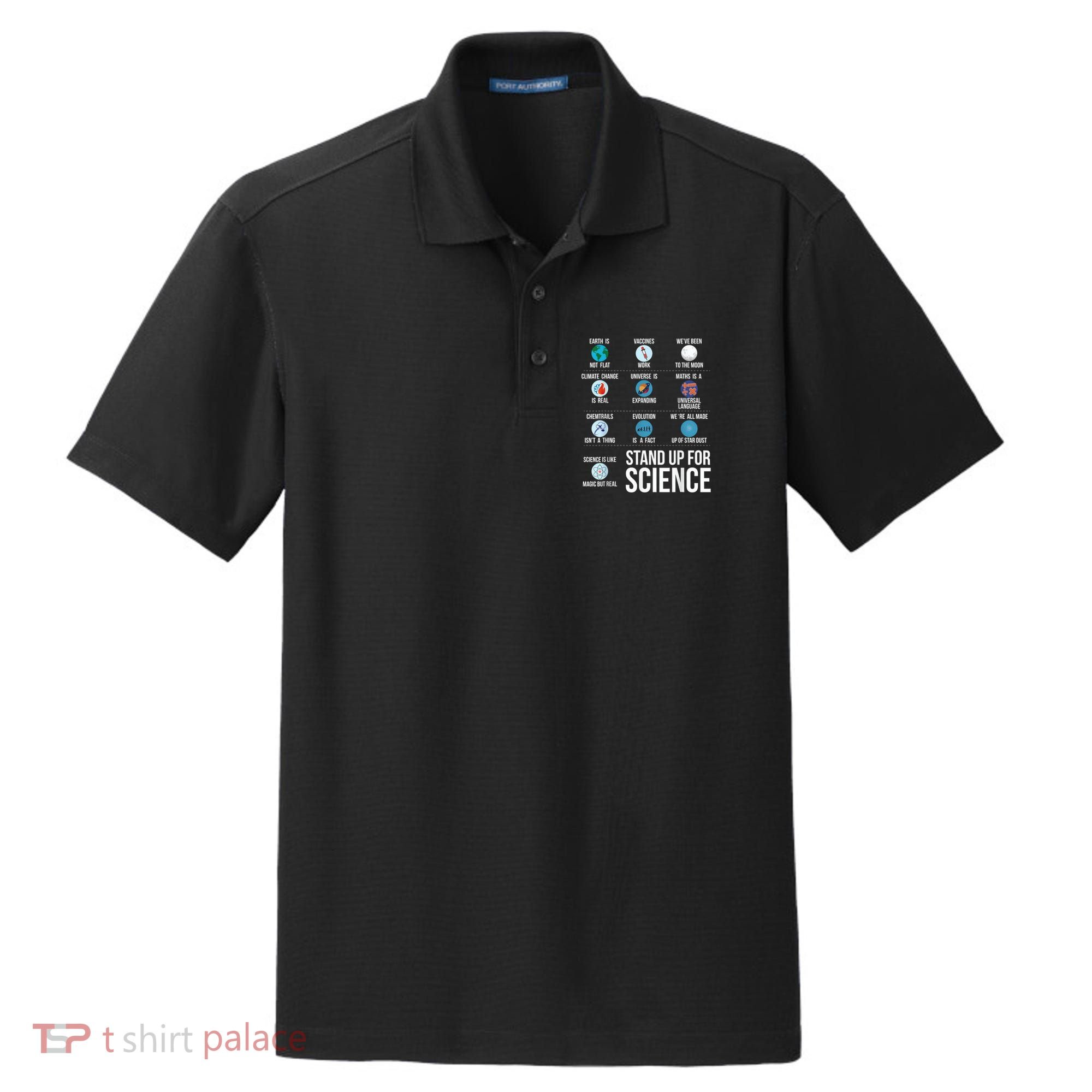 Stand Up For Science Dry Zone Grid Polo