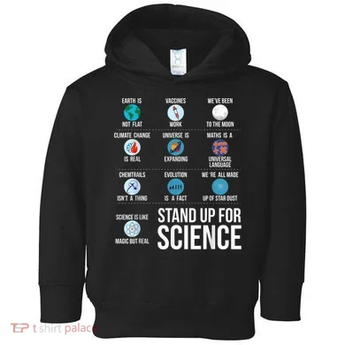 Stand Up For Science Toddler Hoodie