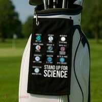 Stand Up For Science Golf Towel thumb 2