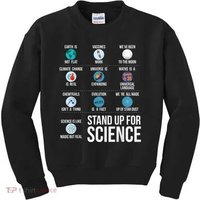 Stand Up For Science Kids Sweatshirt