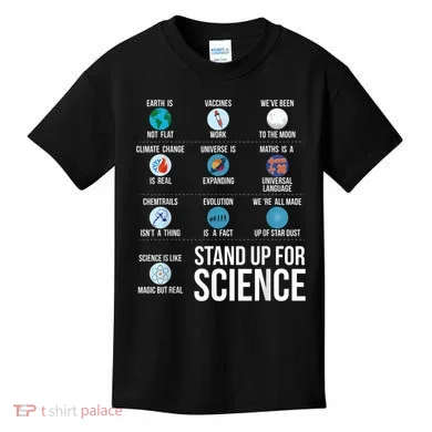 Stand Up For Science Kids T-Shirt