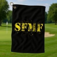 Sfmf Usa Flag Military Motto Weapon Guns America Gift Golf Towel thumb 1