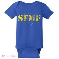 Sfmf Usa Flag Military Motto Weapon Guns America Gift Baby Bodysuit thumb 0