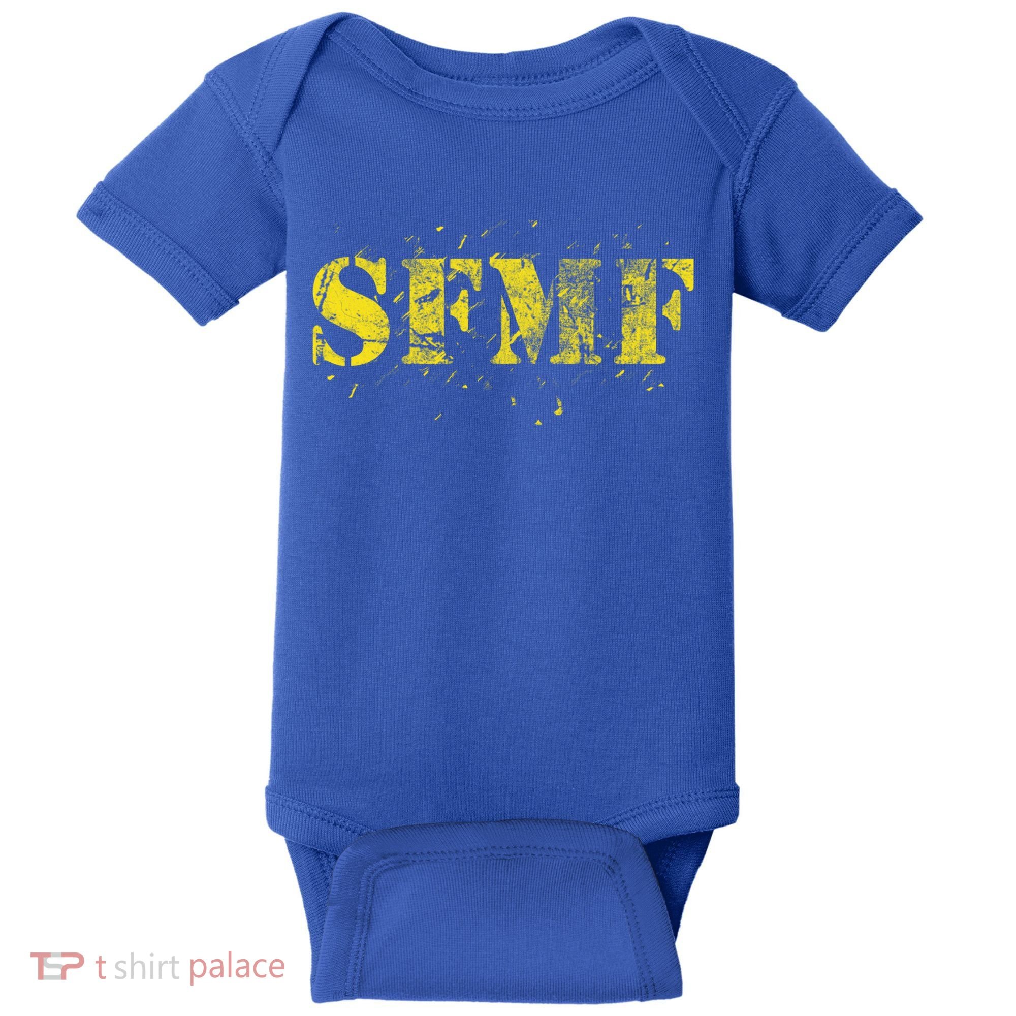 Sfmf Usa Flag Military Motto Weapon Guns America Gift Baby Bodysuit