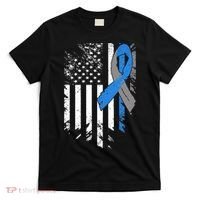 Support USA Flag Diabetes Type 1 Awareness Family T-Shirt thumb 0