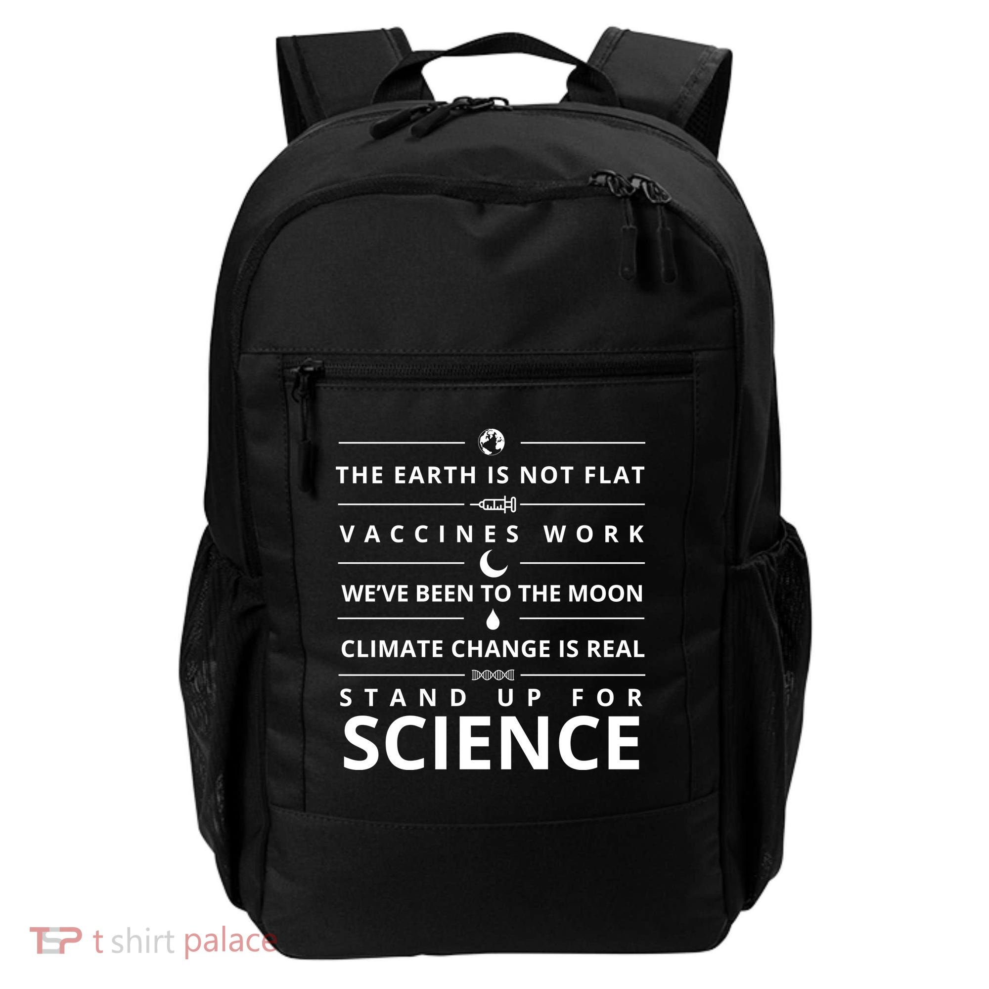 Stand Up For Science Quote Backpack