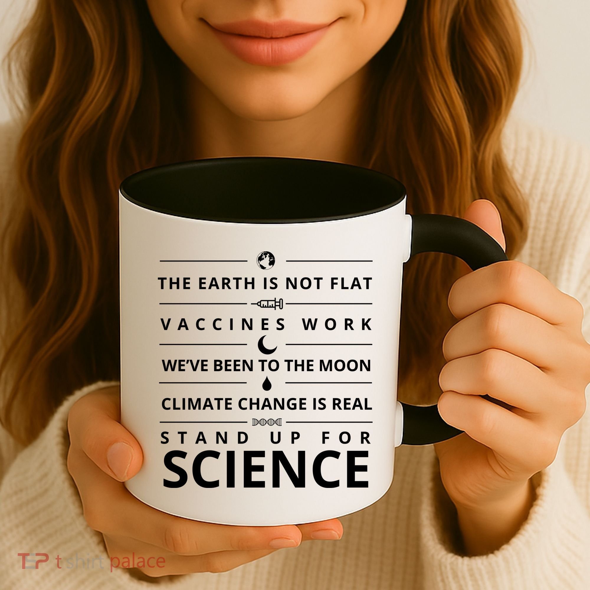 Stand Up For Science Quote Coffee Mug