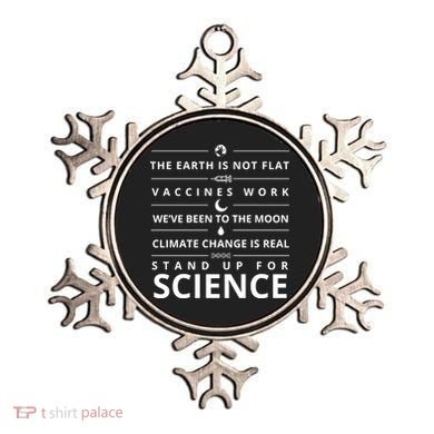 Stand Up For Science Quote Ornament