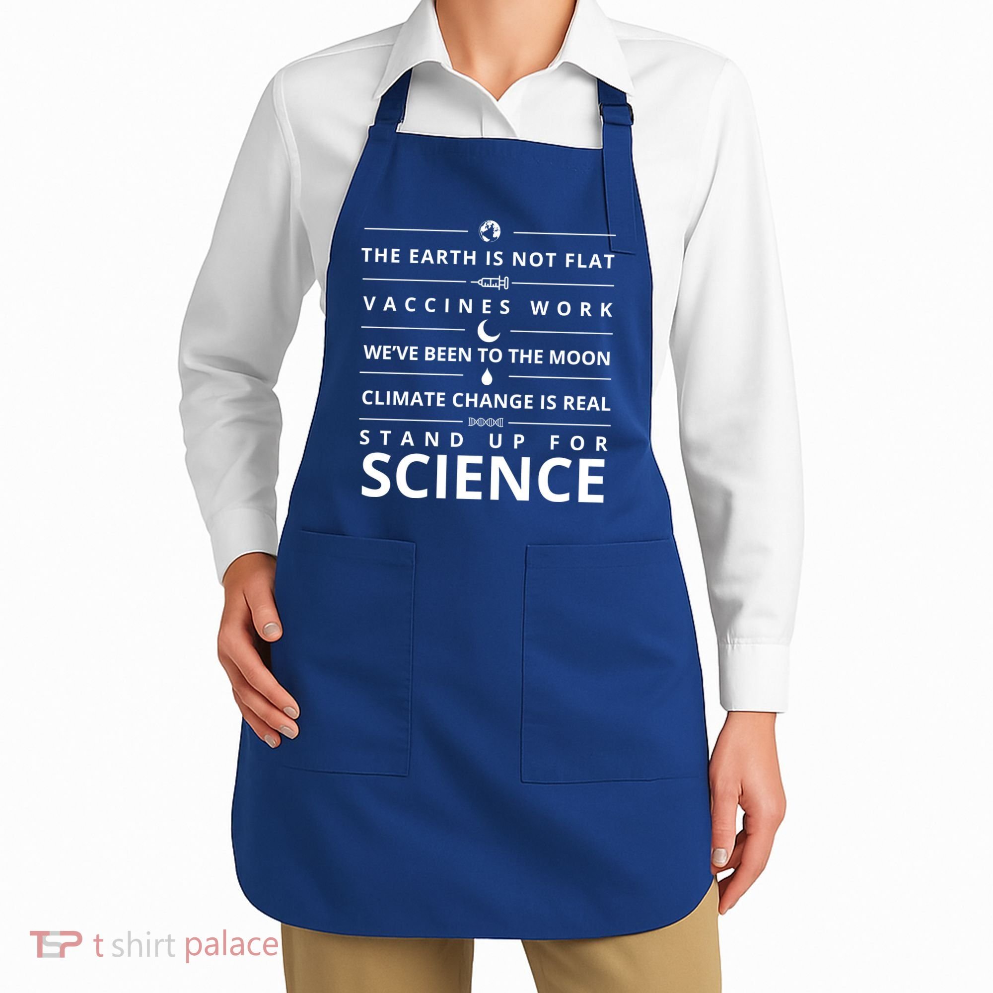 Stand Up For Science Quote Apron
