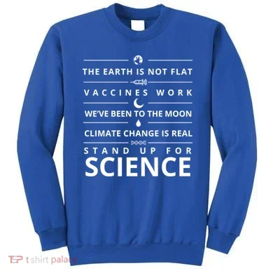 Stand Up For Science Quote Sweatshirt