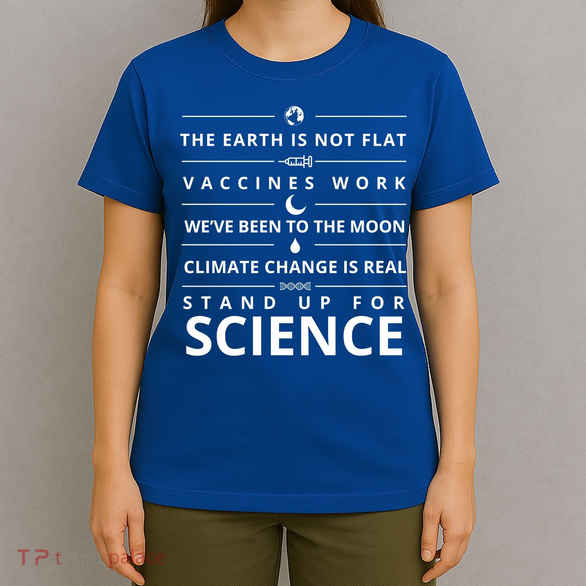 Stand Up For Science Quote T-Shirt