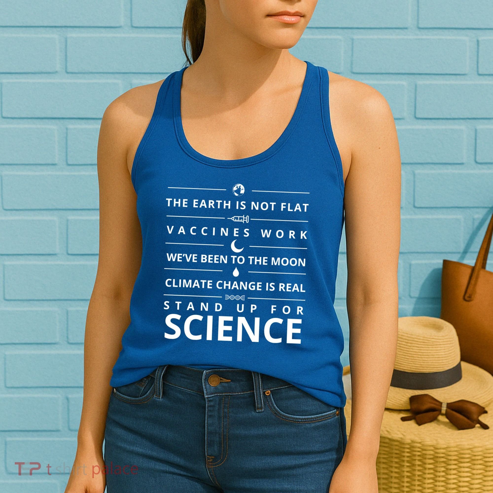 Stand Up For Science Quote Women's Tank Top