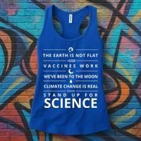 Stand Up For Science Quote Women's Tank Top thumb 3