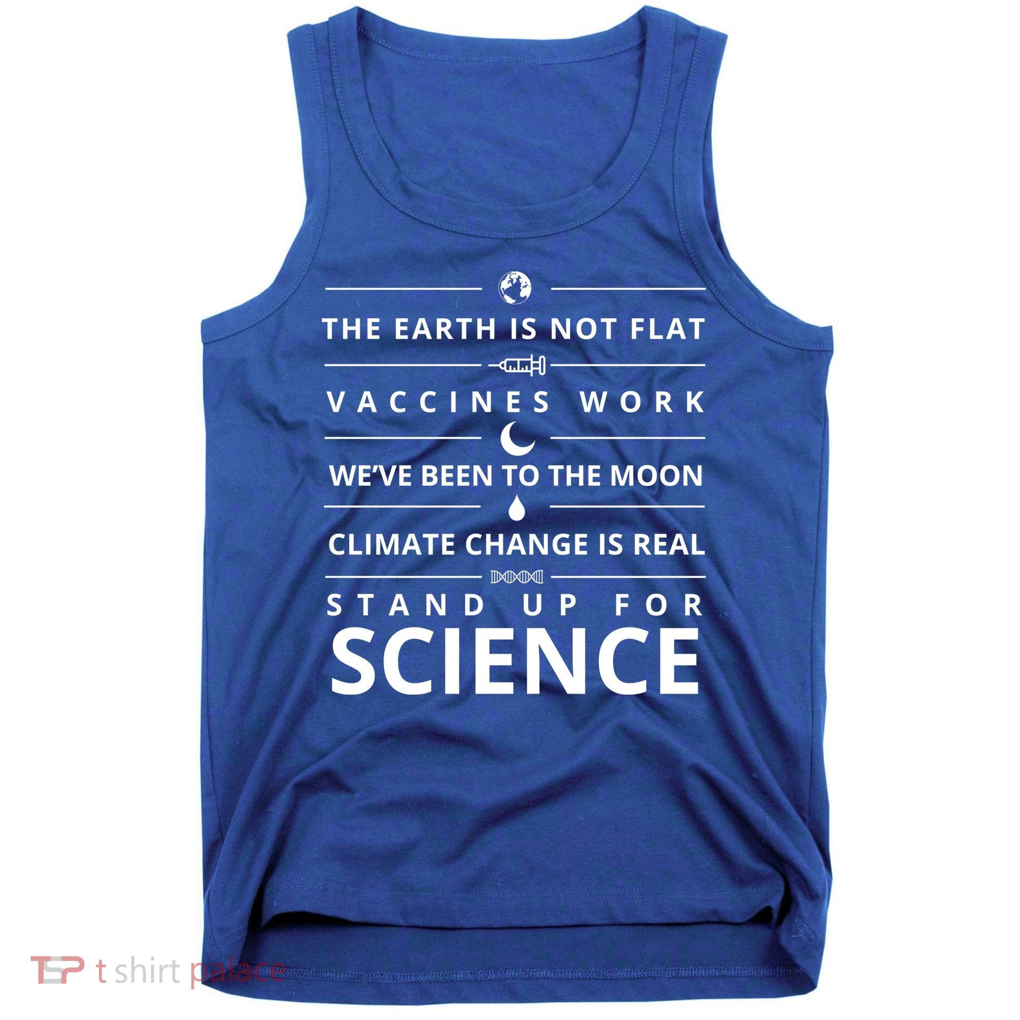Stand Up For Science Quote Tank Top