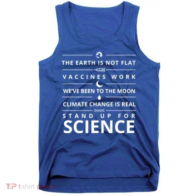 Stand Up For Science Quote Tank Top