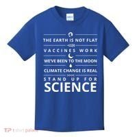 Stand Up For Science Quote Kids T-Shirt thumb 0